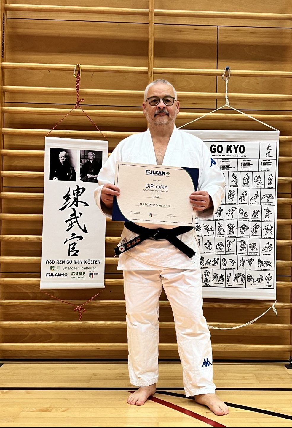 Alessandro visintini maestro 5. Dan judo fijlkam